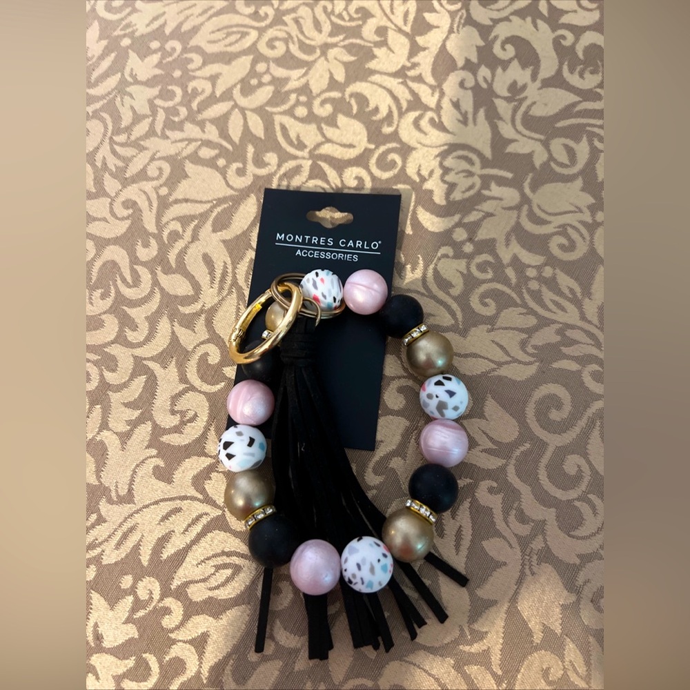 Montres Carlo Accessories Beaded Bracelet Keychain
